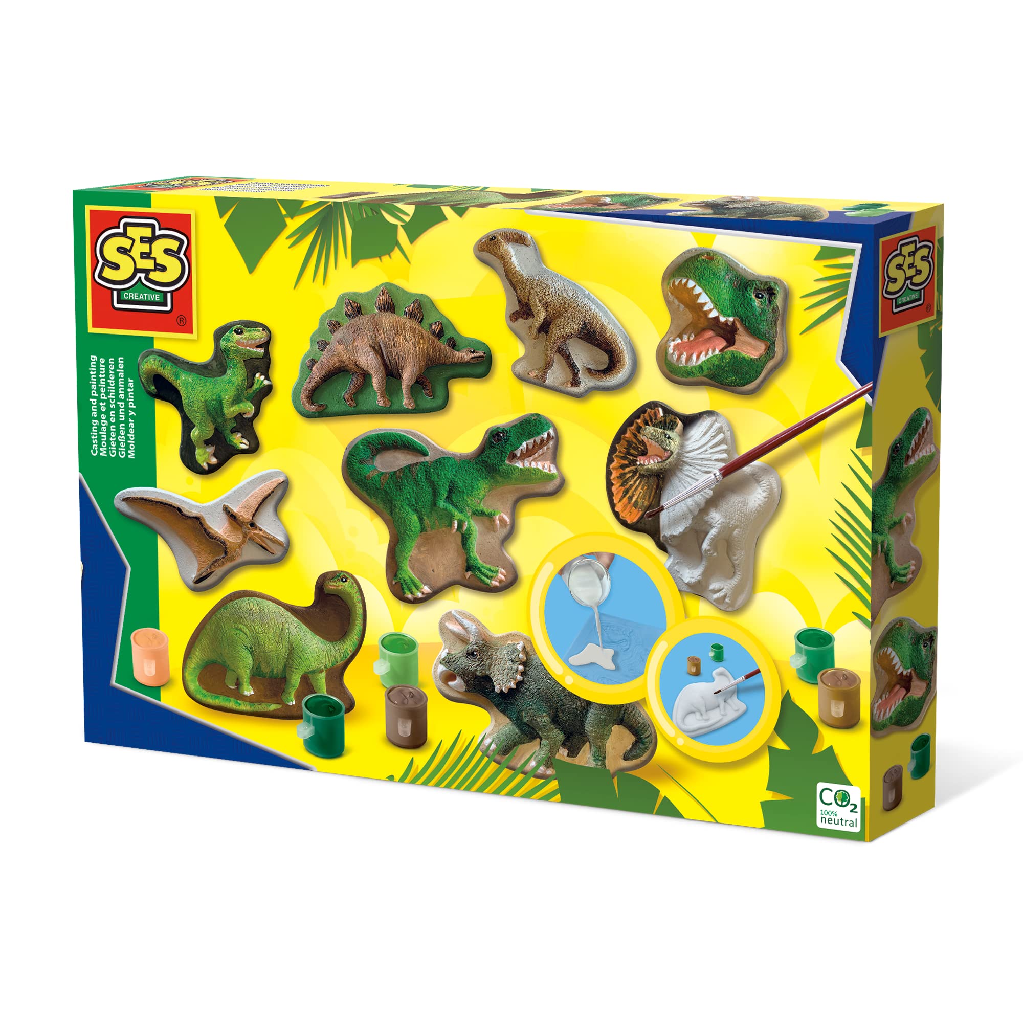 SES Creative 01403 Casting and Painting Dinosaur World Kit