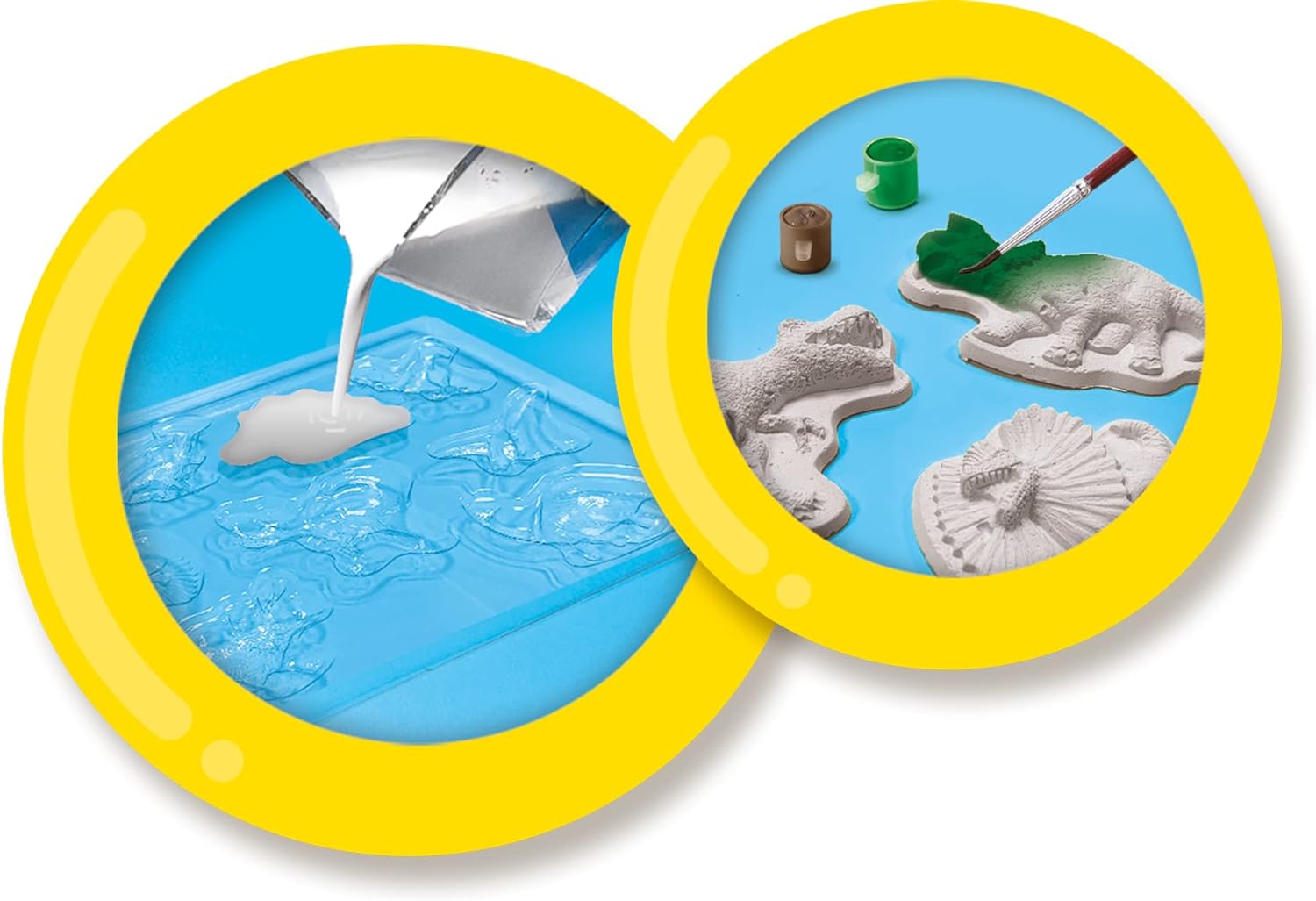 SES Creative 01403 Casting and Painting Dinosaur World Kit