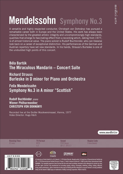 Dohnanyi Conducts Mendelssohn, Strauss and Bartok