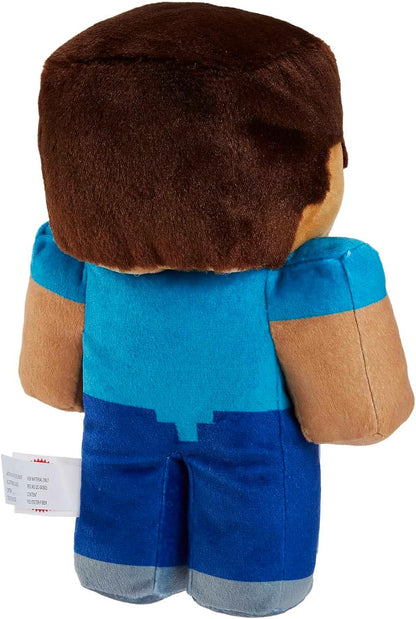 Mattel Minecraft Peluche Steve, personaje del videojuego, juguete +3 años (HHG11