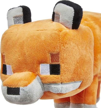 Mattel Sinoeem Plush 8-in Fox Character Doll, Soft, Collectible Gift for Fans Age 3 and Older HBN43 Brown