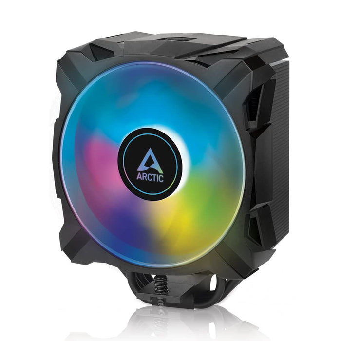 ARCTIC Freezer i35 A-RGB - Single-Tower CPU Kühler für Intel mit A-RGB, druckoptimierter 120 mm P-Lüfter, 200-1700 rpm, 4 Heatpipes, inkl. MX-5 Wärmeleitpaste - Schwarz Freezer 35 Freezer i35 A-RGB
