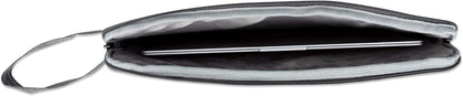 Manhattan Seattle Laptop Sleeve 14.5", Grey, Padded, Extra Soft Internal Cushioning, Main Compartment with double zips, Zippered Front Pocket, Carry Loop, Water Resistant and Durable, 3 Year Warranty