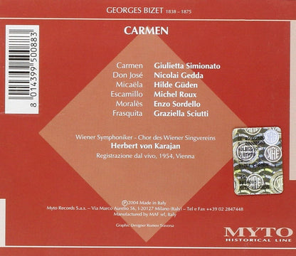 Carmen (Von Karajan, Guden, Roux, Sciutti )