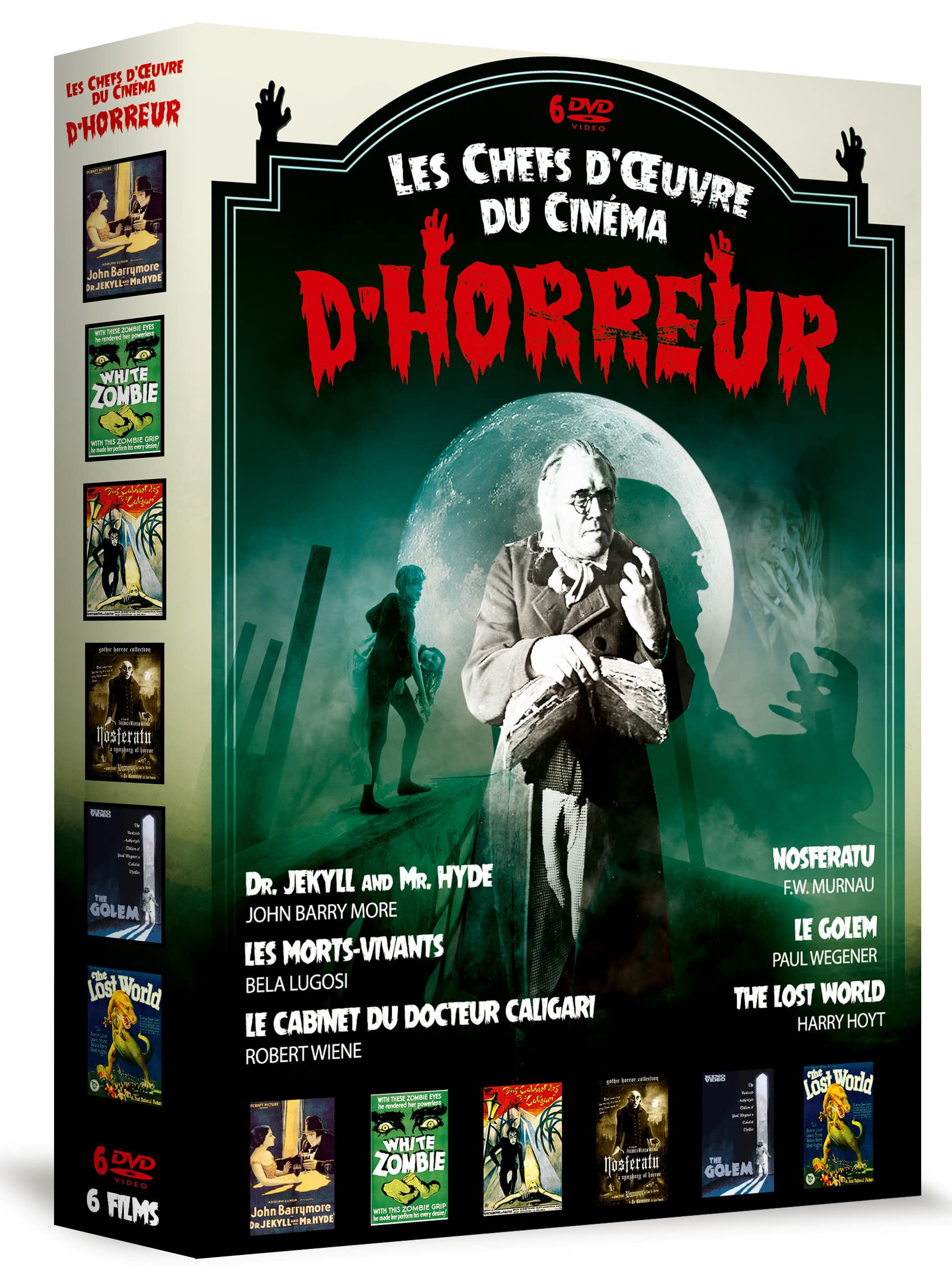 Les Chefs d'oeuvre du Cinéma d'Horreur (6 DVD)