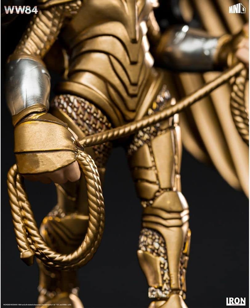 Iron Studios & MiniCo 32720-MC Wonder Woman WW84 Armored Version Minico Toy Scale Statue – DC Comics, Multicoloured, 1:10
