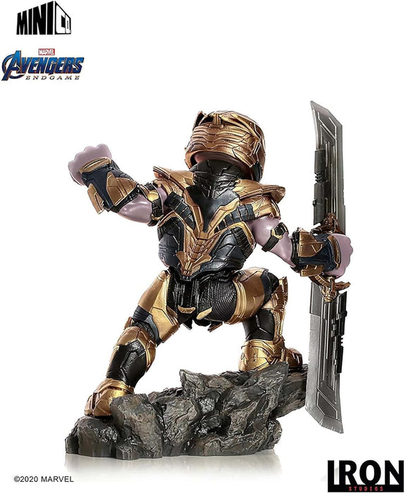 Iron Studios 26820-MC Marvel Avengers Official Thanos Endgame Mini Co Figure, Multicolor