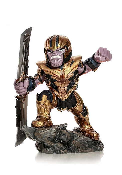 Iron Studios 26820-MC Marvel Avengers Official Thanos Endgame Mini Co Figure, Multicolor