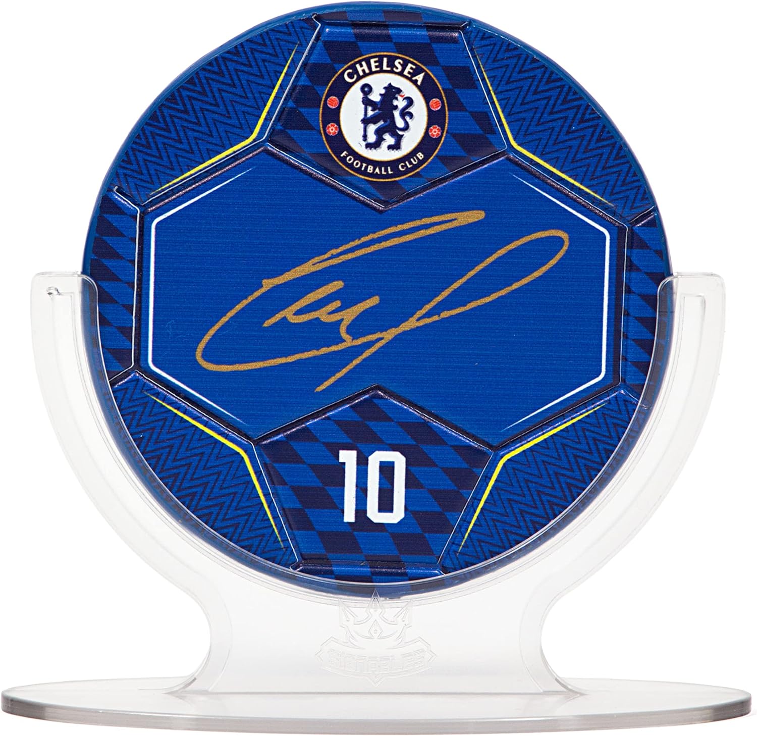 Chelsea F.C. SCHE CP Christian Pulisic Signables Signature Disk, Blue