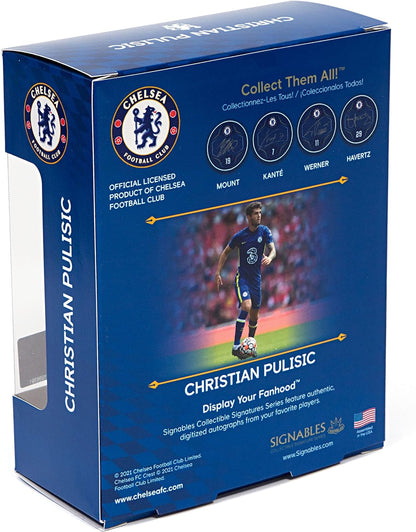 Chelsea F.C. SCHE CP Christian Pulisic Signables Signature Disk, Blue