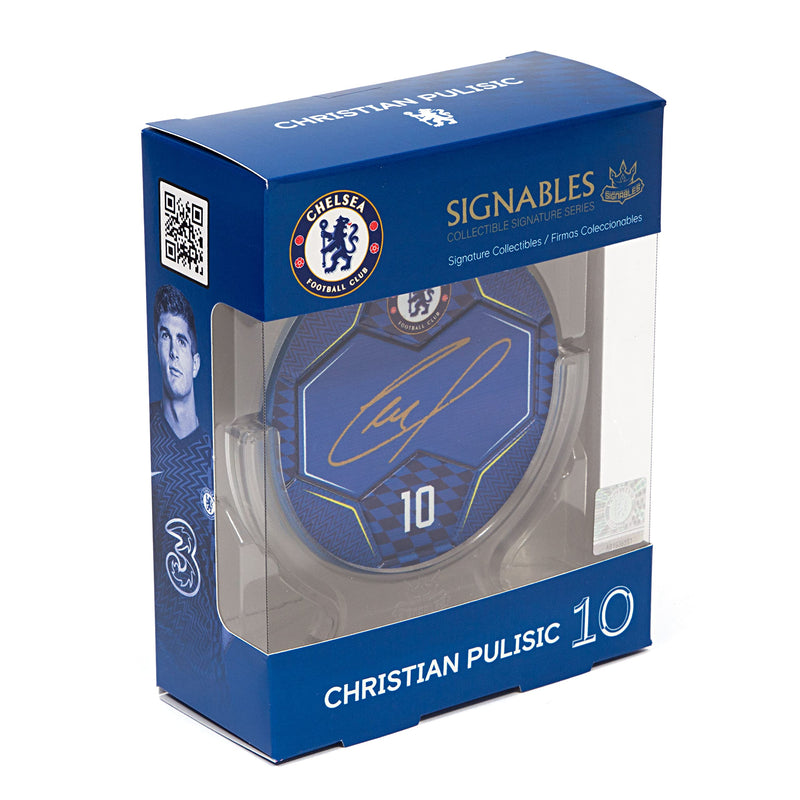 Chelsea F.C. SCHE CP Christian Pulisic Signables Signature Disk, Blue