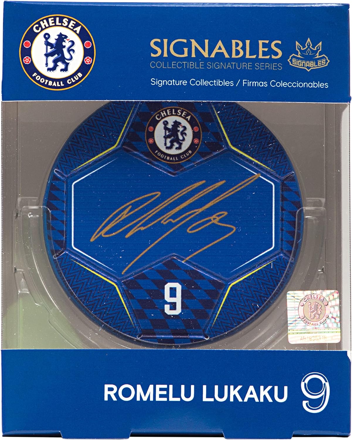 Signables SCHE RL Chelsea Romelu Lukaku Signature Disk