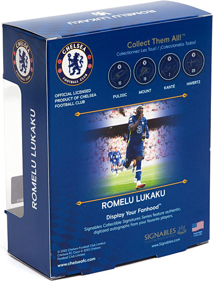 Signables SCHE RL Chelsea Romelu Lukaku Signature Disk