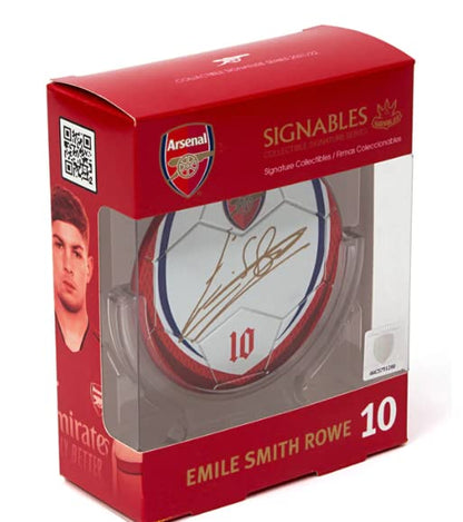 Signables Emile Smith-Rowe Disco de Firma, Color Arsenal, Talla única (SARS ESR