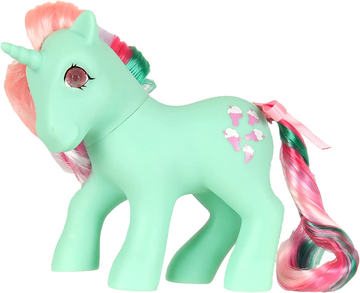 My Little Pony 35296 Classic Rainbow Ponies Fizzy Pony, Retro Horse Gifts for Girls, Toy Animal Figures, Horse Toys Suitable for Boys and Girls Aged 3, 4, 5, 6 Years + & My Little Pony - 35298