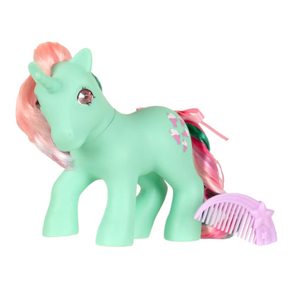 My Little Pony 35296 Classic Rainbow Ponies Fizzy Pony, Retro Horse Gifts for Girls, Toy Animal Figures, Horse Toys Suitable for Boys and Girls Aged 3, 4, 5, 6 Years + & My Little Pony - 35298