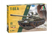 Italeri 7081S 1:72 T-55 Building, Stand Model Making, Crafts, Hobby, Gluing, Plastic Kit, Camouflage