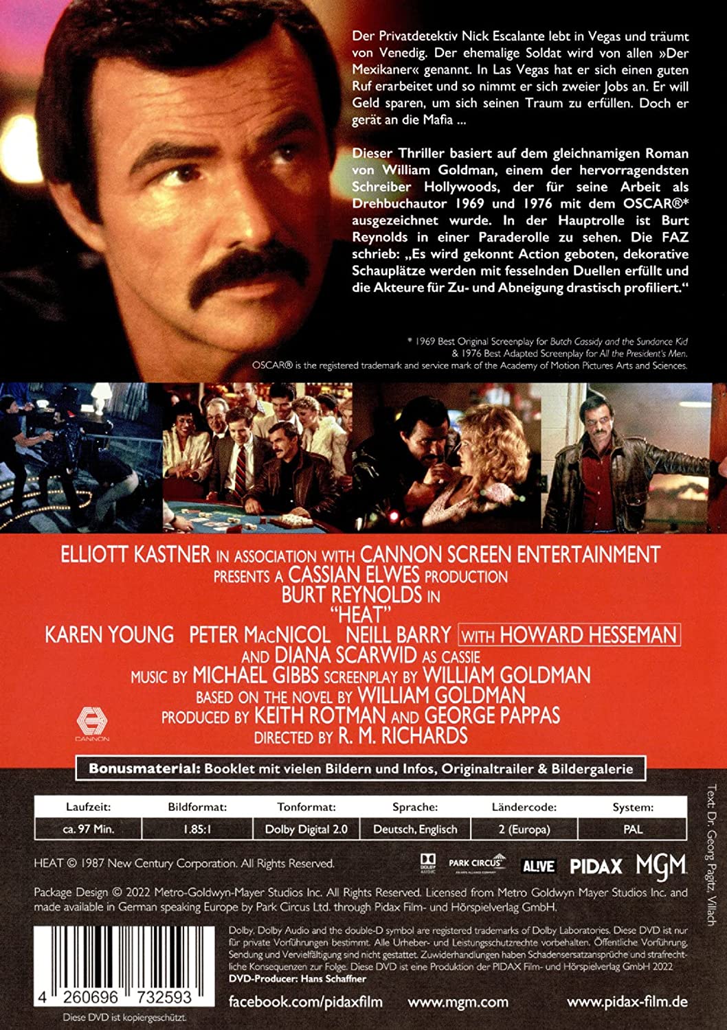 Heat - Ein tödlicher Job (Nick, der Killer) - Ungekürzte Fassung / Fesselnder Action-Thriller mit Burt Reynolds (Pidax Film-Klassiker