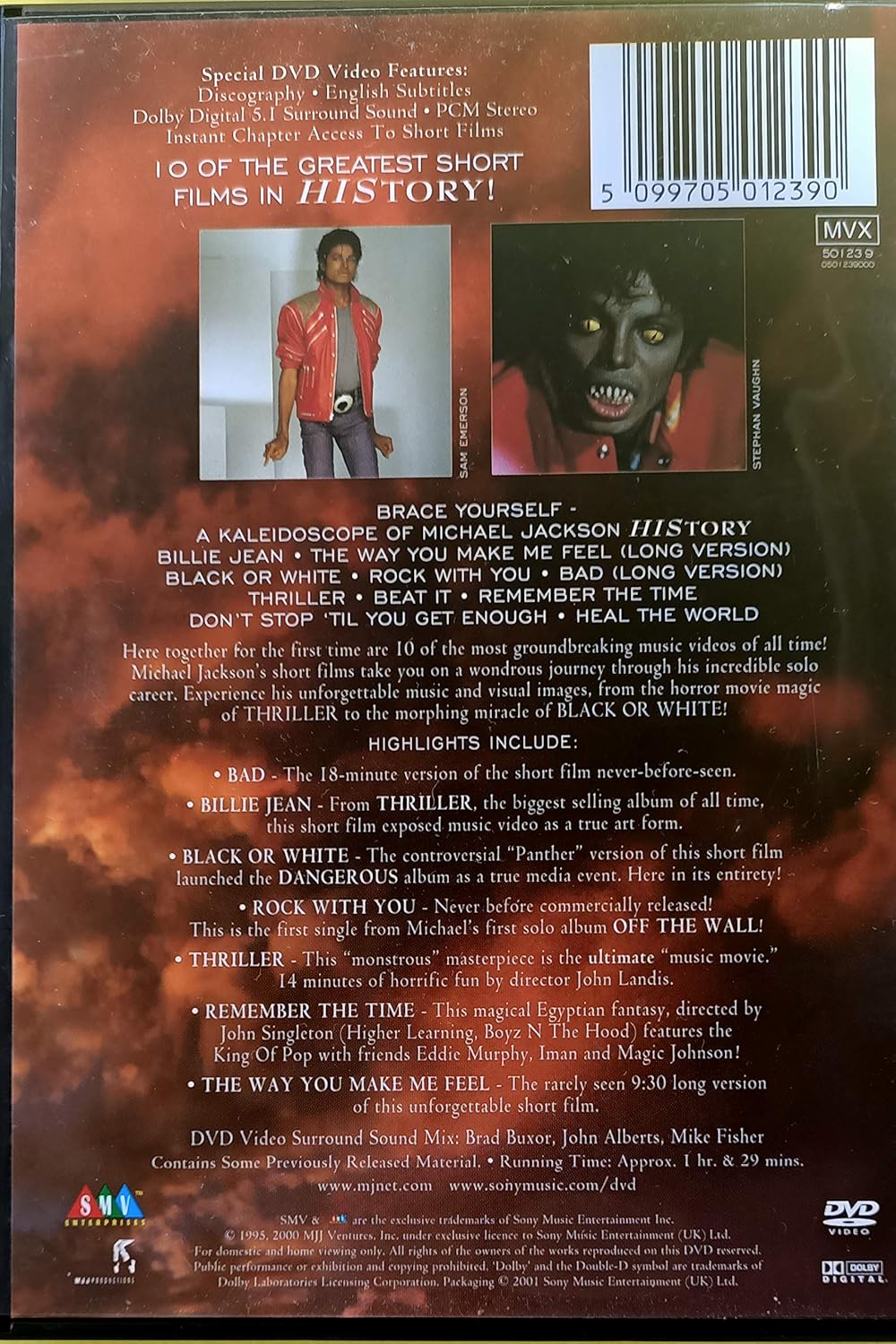 Michael Jackson - Video Greatest Hits - HIStory