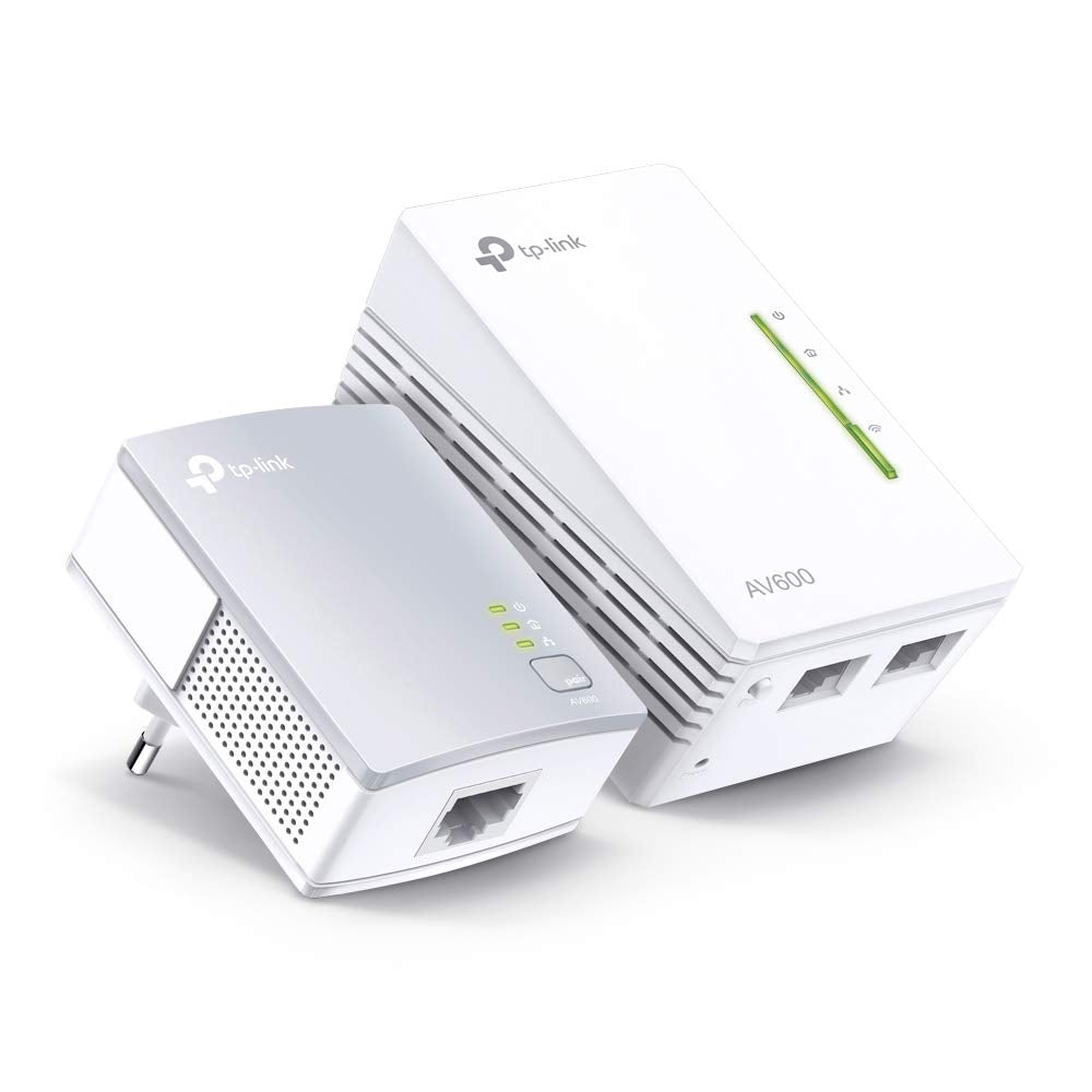 TP-Link TL-WPA4220KIT 2-Port Powerline Adapter WiFi Starter Kit, Range Extender, Broadband/WiFi Extender, WiFi Booster/Hotspot