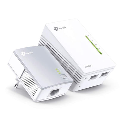 TP-Link TL-WPA4220KIT 2-Port Powerline Adapter WiFi Starter Kit, Range Extender, Broadband/WiFi Extender, WiFi Booster/Hotspot