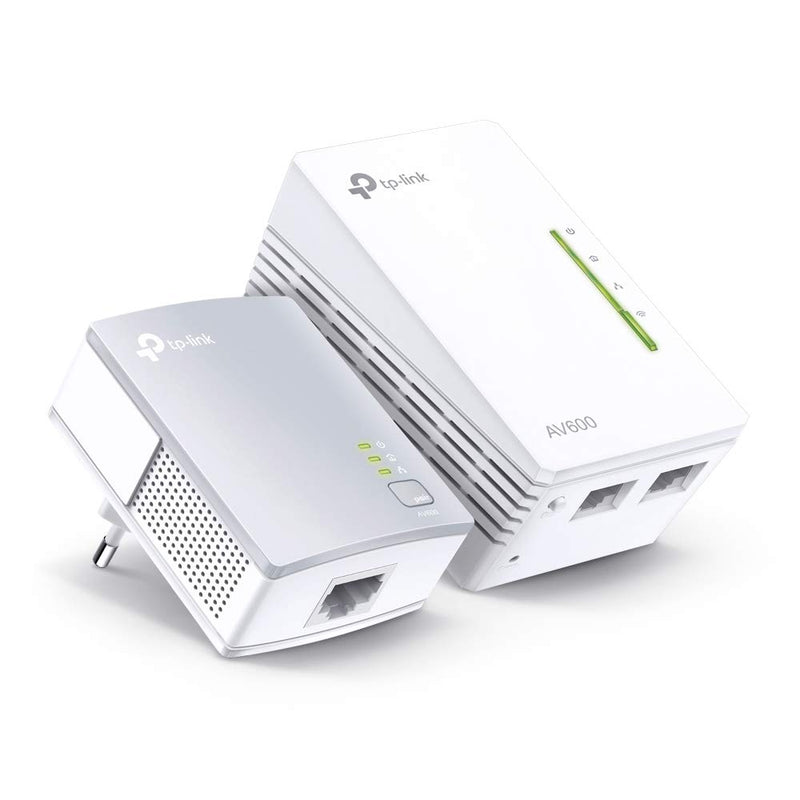 TP-Link TL-WPA4220KIT 2-Port Powerline Adapter WiFi Starter Kit, Range Extender, Broadband/WiFi Extender, WiFi Booster/Hotspot