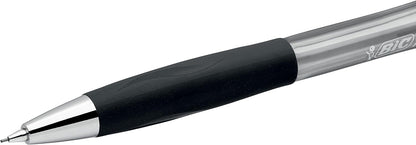 BIC Velocity Pro Refillable Mechanical Pencils - Black - Box of 12 (3 HB) Lead Pencils 0.7 mm with Eraser