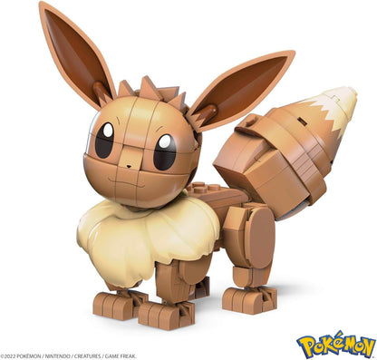 Mega Construx Pokémon Construye y Muestra Eeve Figura de +200 Bloques de construcción de Juguete para niños +6 años (Mattel HDL84