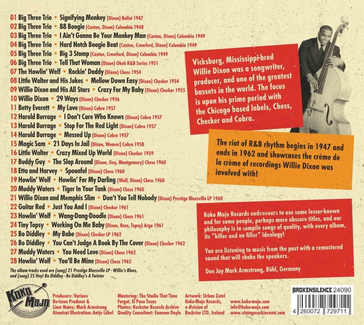 Willie Dixon Hard Notch Boogie Beat