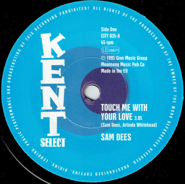 Touch Me With Your Love/run to Me