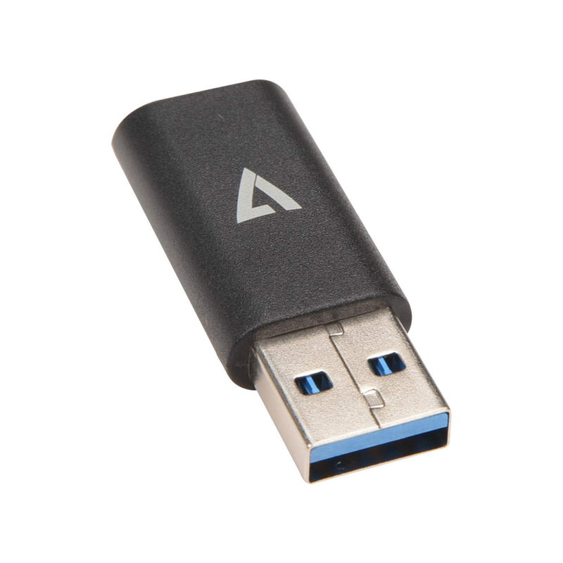 V7 - CABLES USB 3 A MALE TO USB-C F ADAPTER MINI BLACK USB ADAPTER