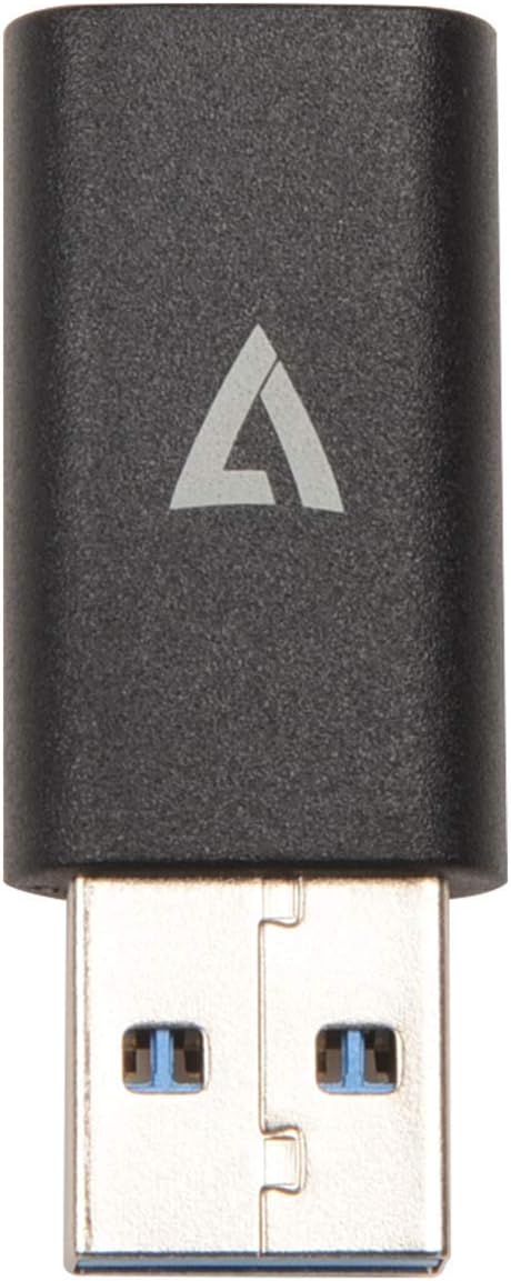 V7 - CABLES USB 3 A MALE TO USB-C F ADAPTER MINI BLACK USB ADAPTER