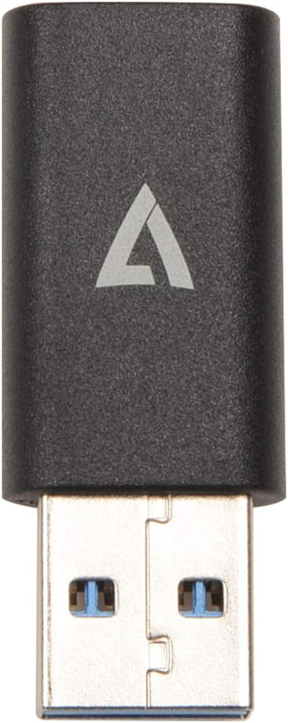 V7 - CABLES USB 3 A MALE TO USB-C F ADAPTER MINI BLACK USB ADAPTER