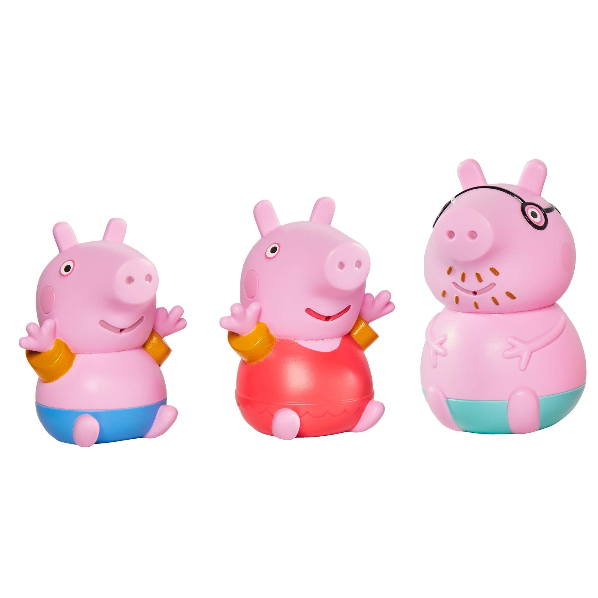 TOOMIES E73159 Tomy Peppa, Daddy Pig, Peppa & George Squirters, Baby, Kids Toys for Water Play, Fun Bath Accessories for Babies & Toddlers, Suitable for 18 Months, 2, 3 & 4 Year Olds,Pink, Small