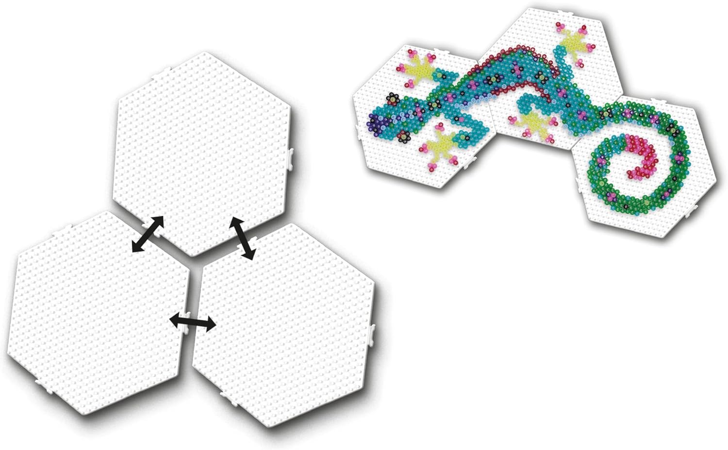 SES Creative Hexagon Stiftplatte verbindbar 3x