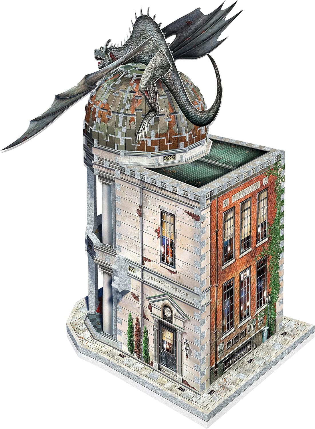 Wrebbit-Wrebbit3D Gringotts Bank Harry Potter Rompecabezas 3D, Color, único (JH-Products W3D-0514)