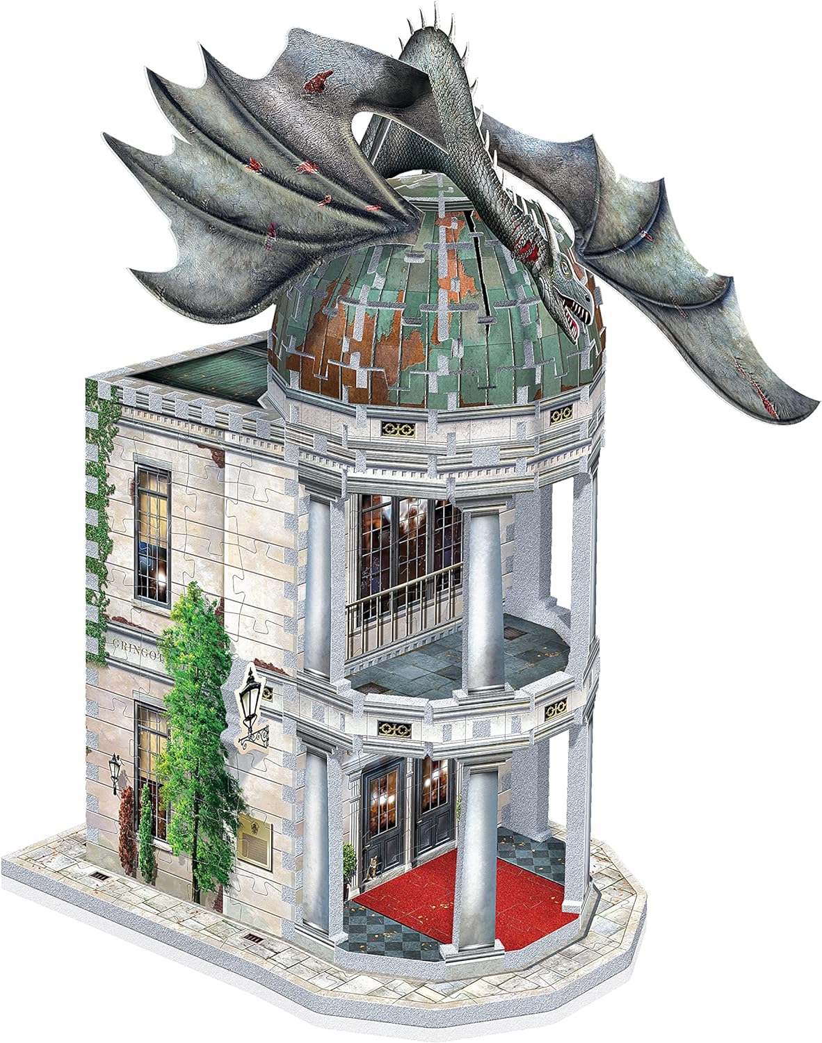 Wrebbit-Wrebbit3D Gringotts Bank Harry Potter Rompecabezas 3D, Color, único (JH-Products W3D-0514)