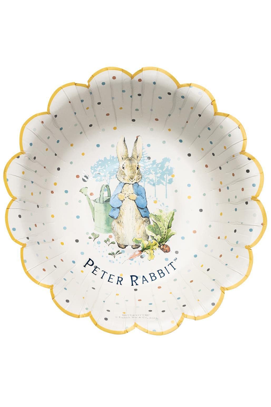 Smiffys Peter Rabbit Classic Tableware Party Bowls x8