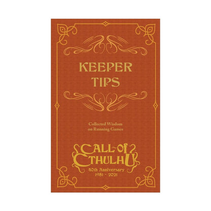 Call of Cthulhu – Keepers Tips: Collected Wisdom by Choasium – Board Game and Tabletop TTRPGs for Teens and Adults – Compatible with Call of Cthulhu