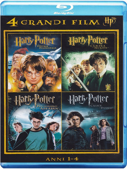 harry potter - 4 grandi film #01 (4 blu-ray) box set blu_ray Italian Import