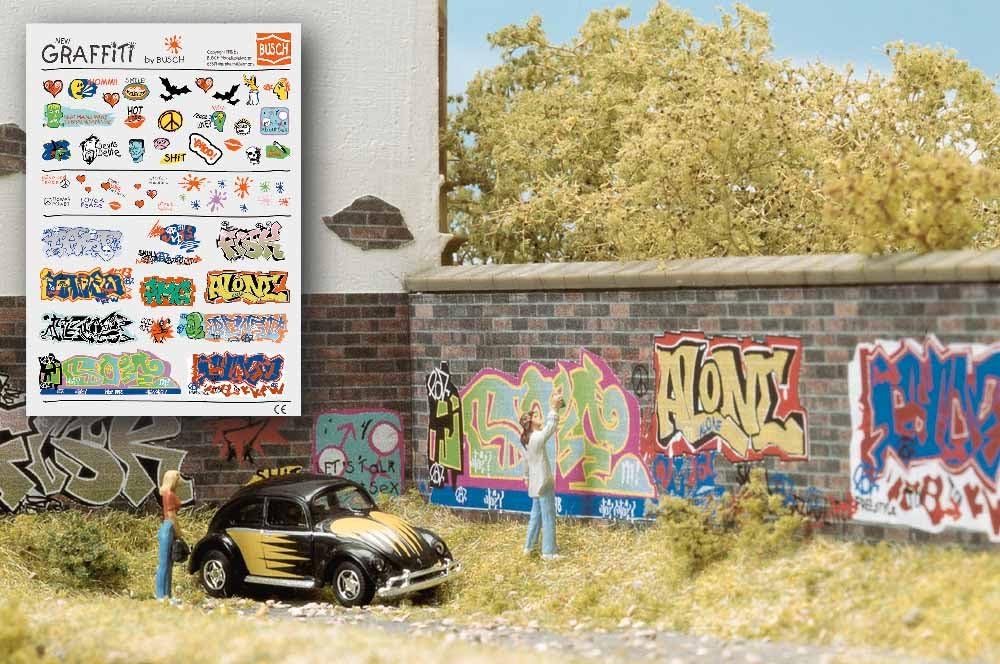 Rub On Graffiti Stickers