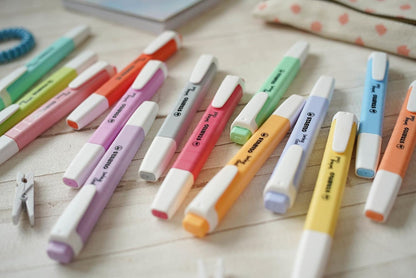 Highlighter - STABILO swing cool Pastel - Pack of 8 - Assorted Colours