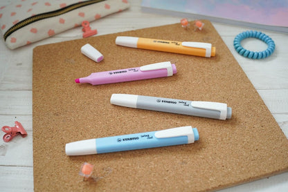 Highlighter - STABILO swing cool Pastel - Pack of 8 - Assorted Colours