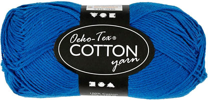 Creativ Cotton Yarn, Cobalt Blue