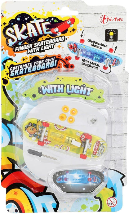 Toi-toys Finger-Skateboard Mit Licht 8 cm Multicolor