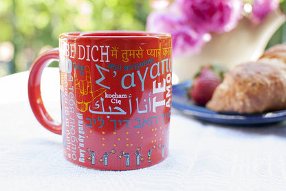 Love Languages Mug - Says I Love You Forty Different Ways - For your Husband, Wife, Boyfriend, or Girlfriend - Comes in a Fun Gift Box