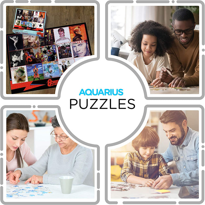 Licensed 65330 David Bowie Albums 1000 Piece Jigsaw Puzzle, Multi-Colored