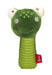 SIGIKID 42603 Grasping Toy Frog with Mirror Red Stars Girls and Boys Baby Toy Recommended from 3 Months Green