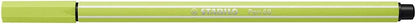 STABILO Pen 68 Set of 3 Felt-Tip Pens Lime Green