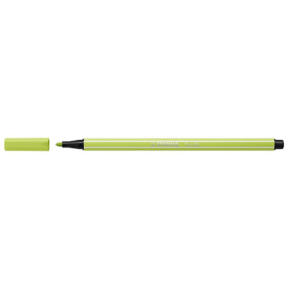 STABILO Pen 68 Set of 3 Felt-Tip Pens Lime Green